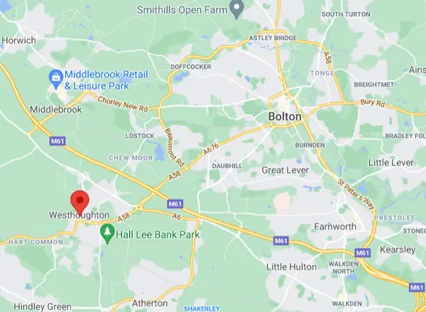 map of bolton areas covered